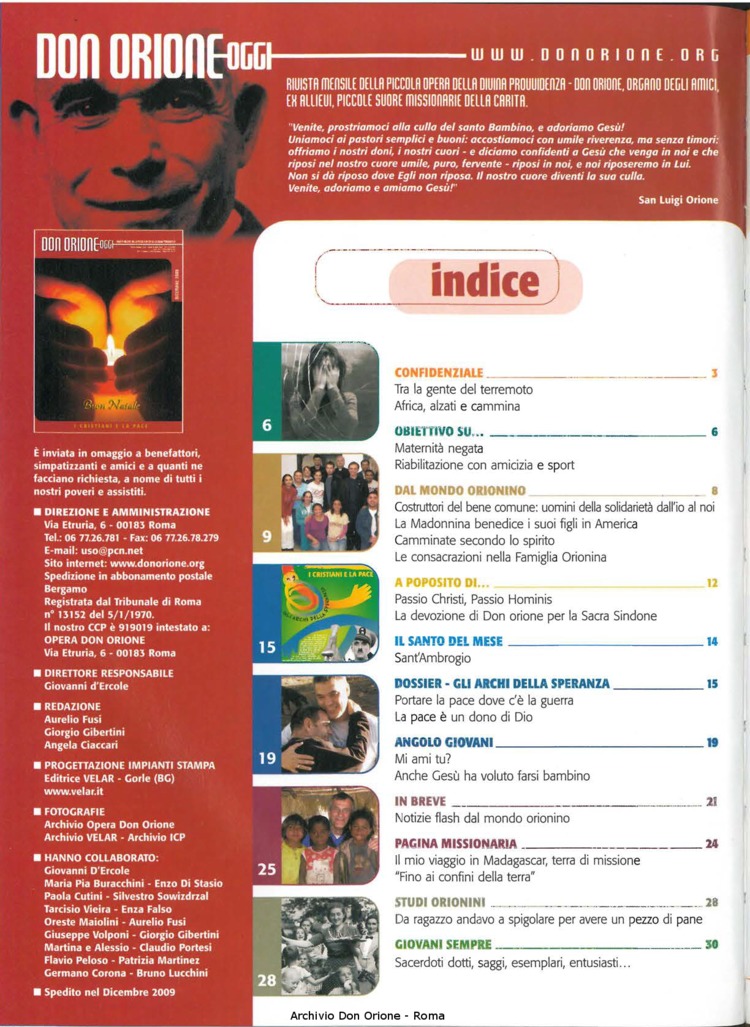 Don Orione oggi, 2009, 11, pagina 2