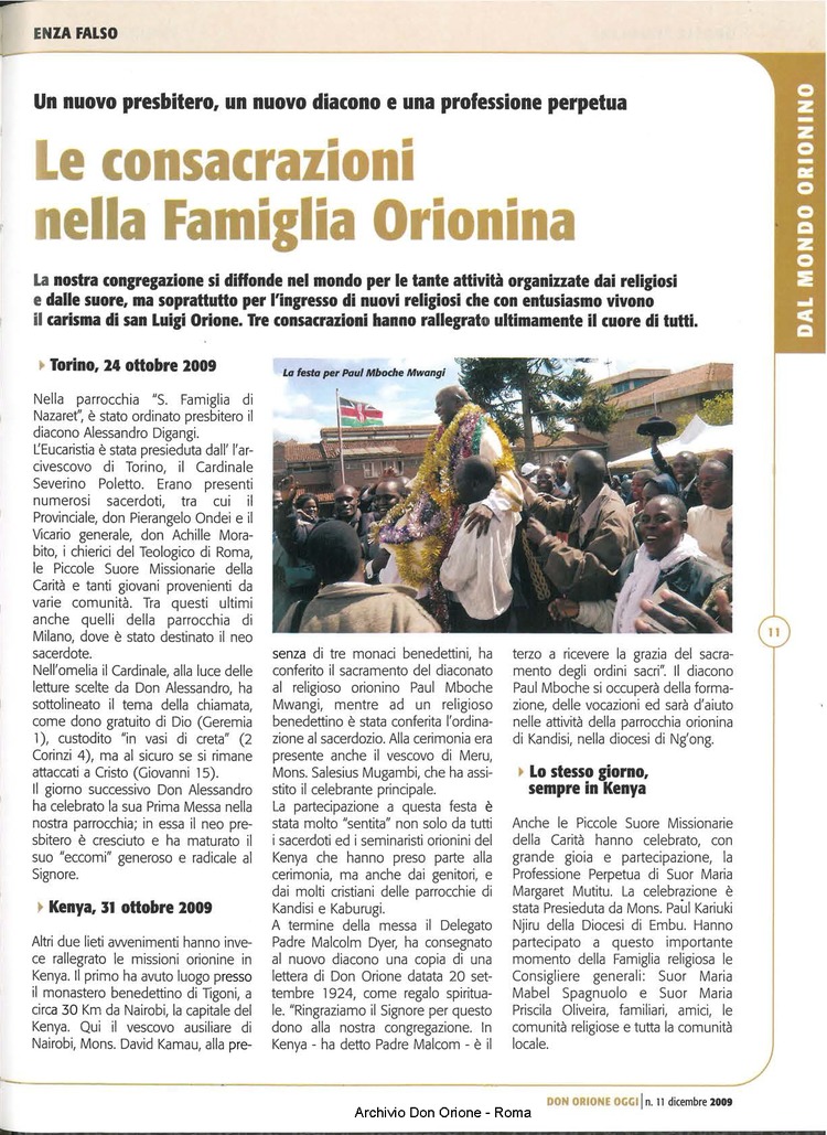 Don Orione oggi, 2009, 11, pagina 11