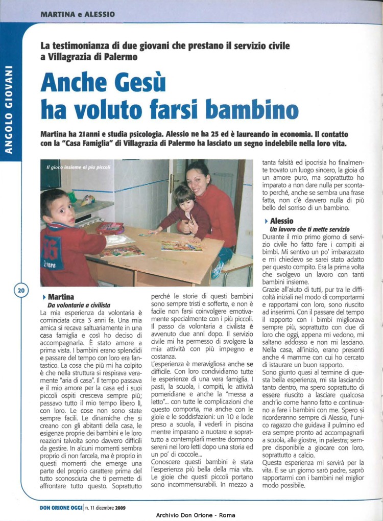 Don Orione oggi, 2009, 11, pagina 20