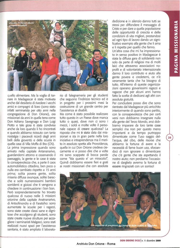 Don Orione oggi, 2009, 11, pagina 25