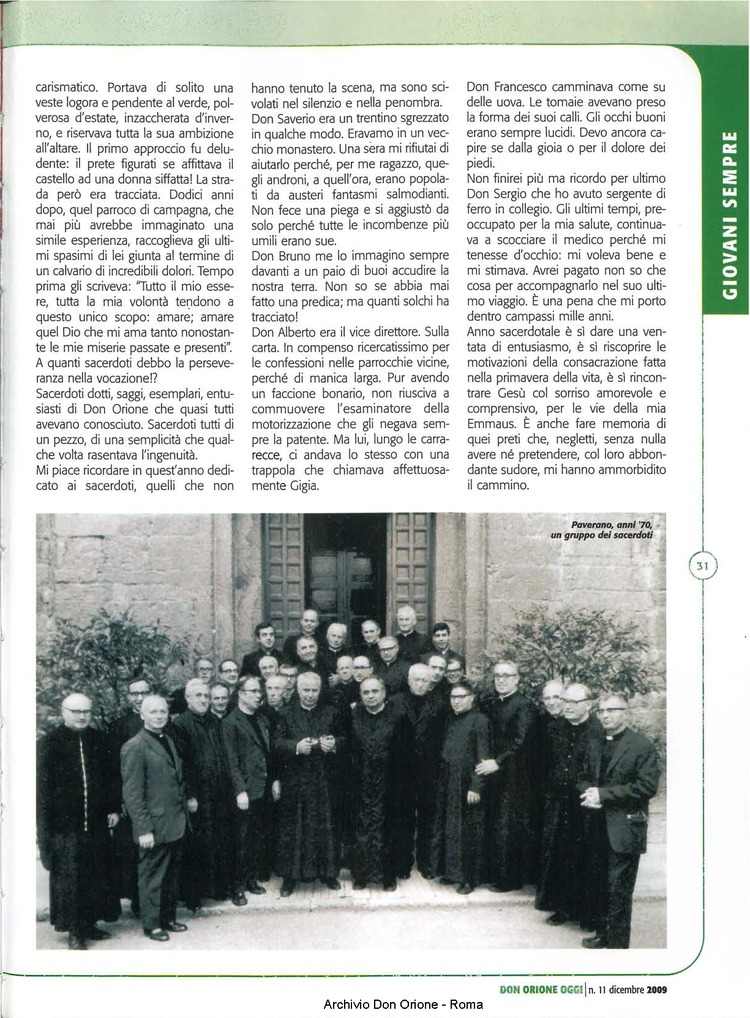 Don Orione oggi, 2009, 11, pagina 31