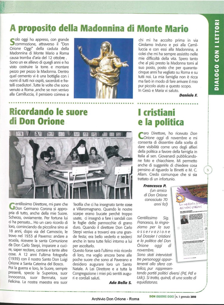 Don Orione oggi, 2010, 01, pagina 5