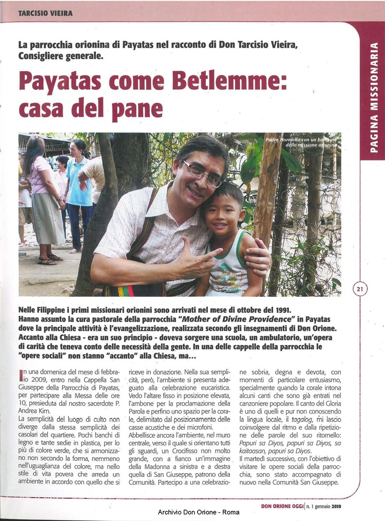 Don Orione oggi, 2010, 01, pagina 21