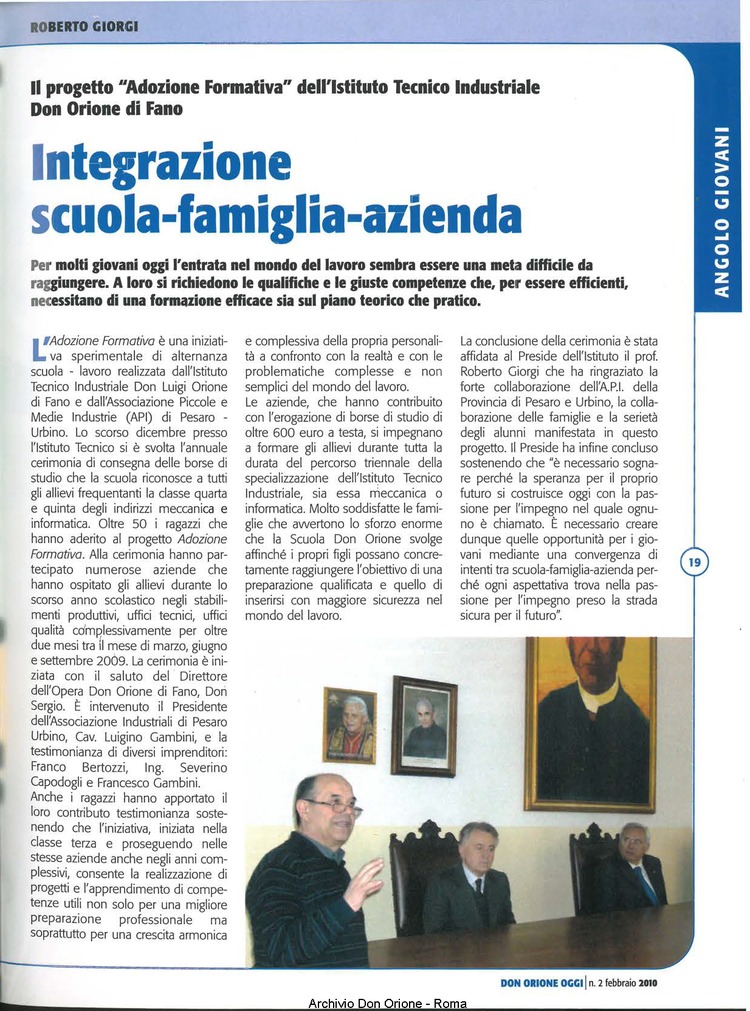Don Orione oggi, 2010, 02, pagina 19
