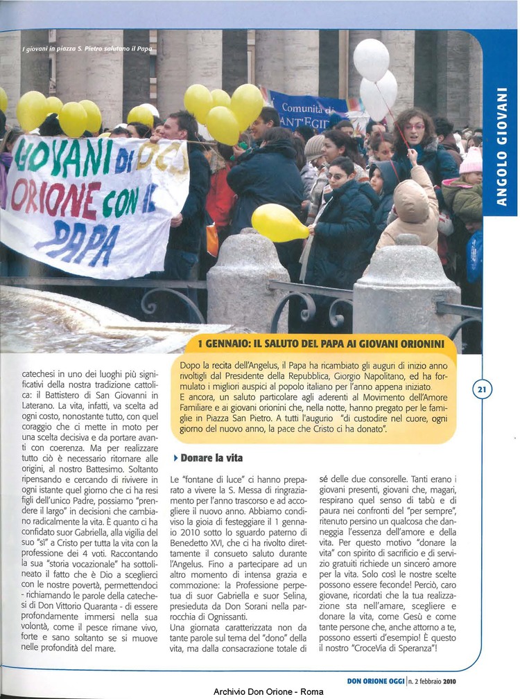 Don Orione oggi, 2010, 02, pagina 21