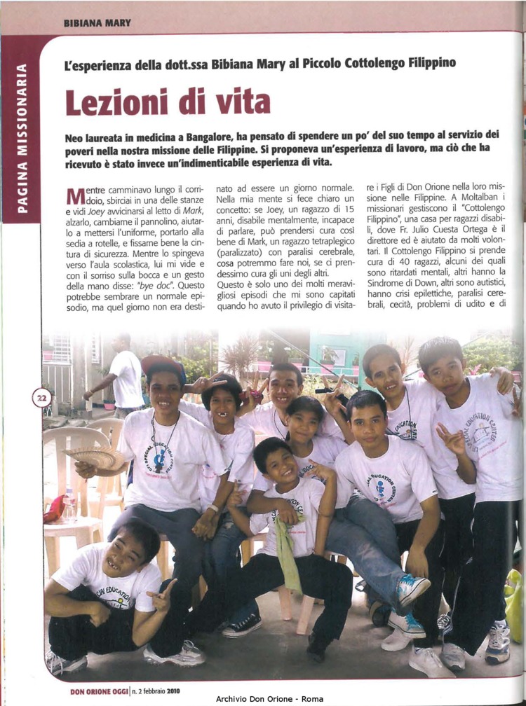 Don Orione oggi, 2010, 02, pagina 22