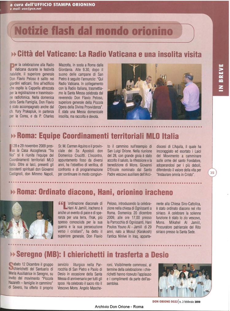 Don Orione oggi, 2010, 02, pagina 25