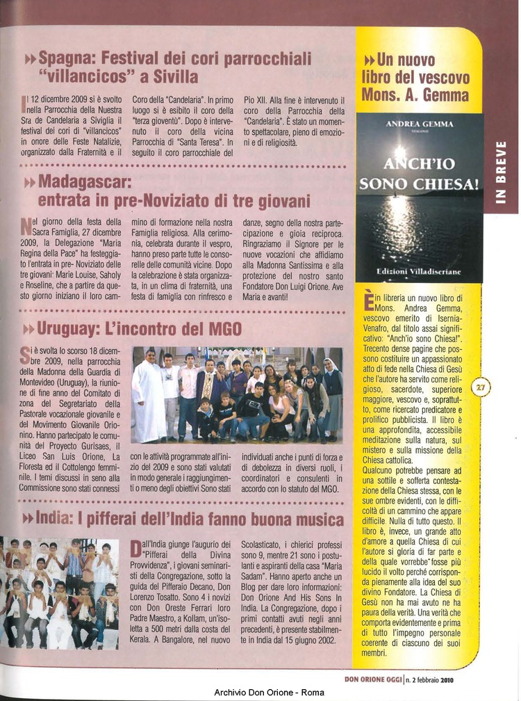Don Orione oggi, 2010, 02, pagina 27
