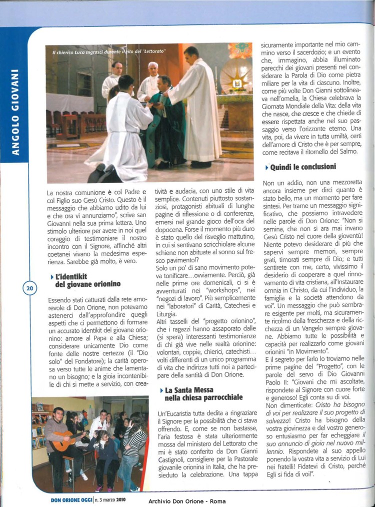 Don Orione oggi, 2010, 03, pagina 20