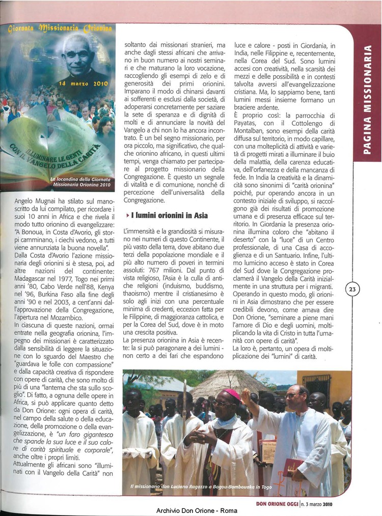 Don Orione oggi, 2010, 03, pagina 23