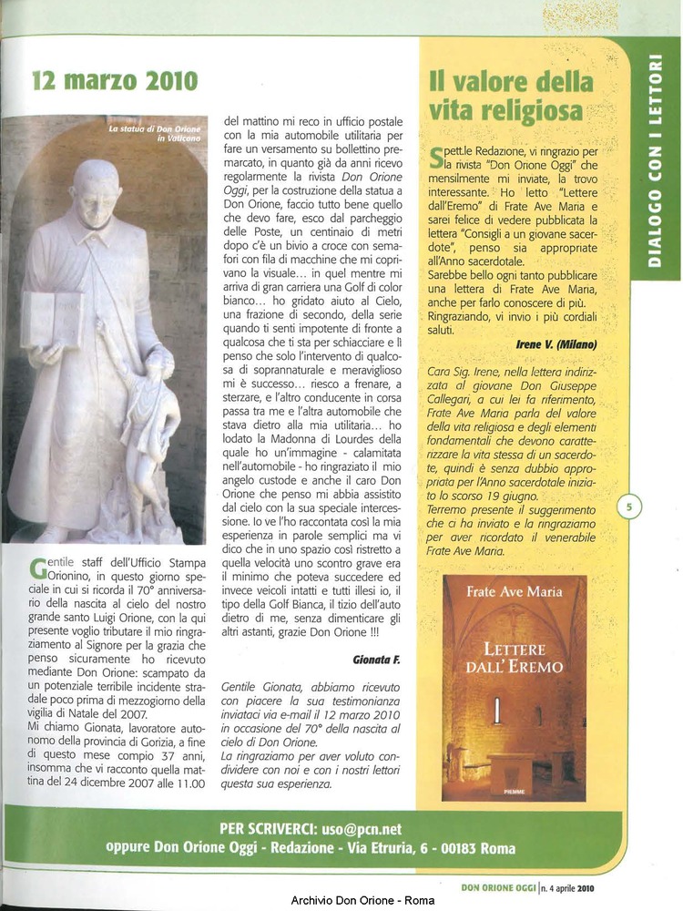 Don Orione oggi, 2010, 04, pagina 5