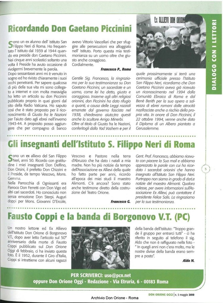 Don Orione oggi, 2010, 05, pagina 5