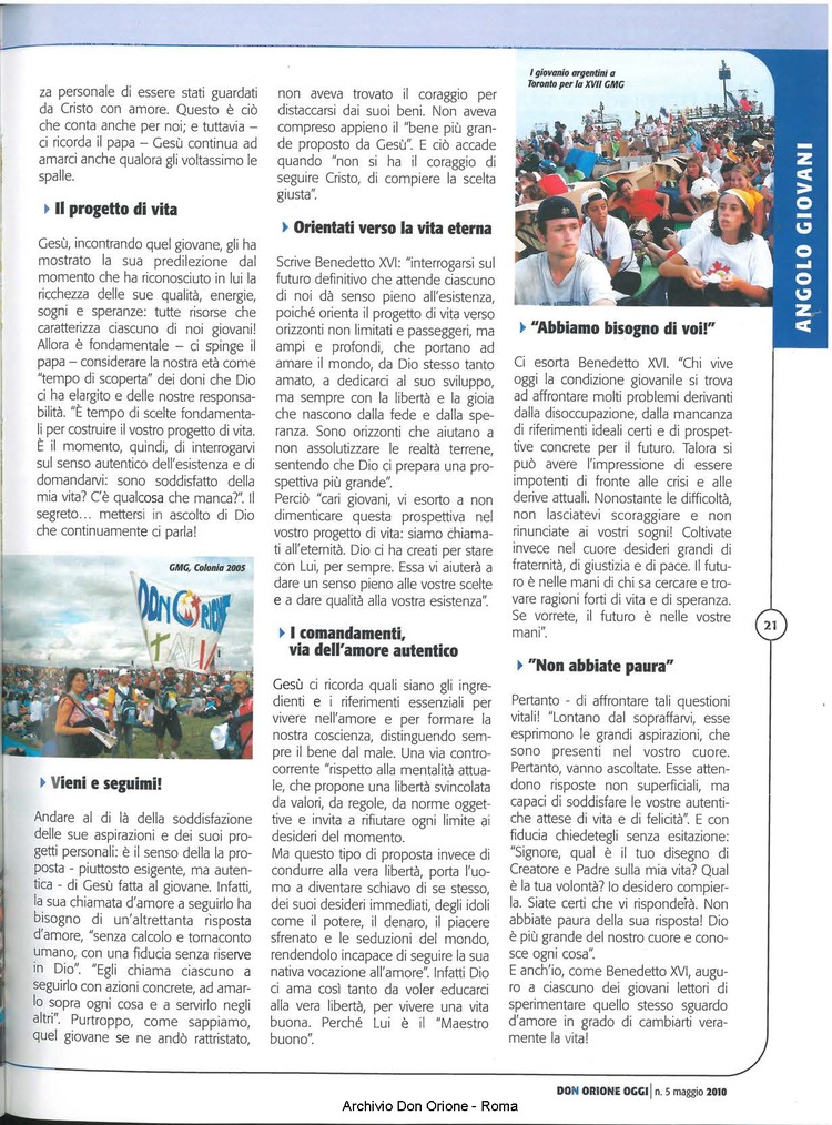 Don Orione oggi, 2010, 05, pagina 21