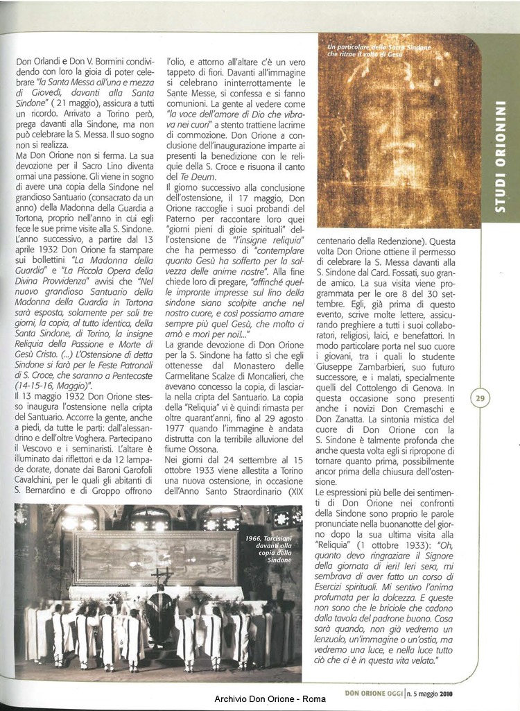Don Orione oggi, 2010, 05, pagina 29