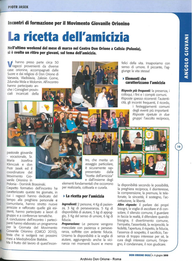 Don Orione oggi, 2010, 06, pagina 19