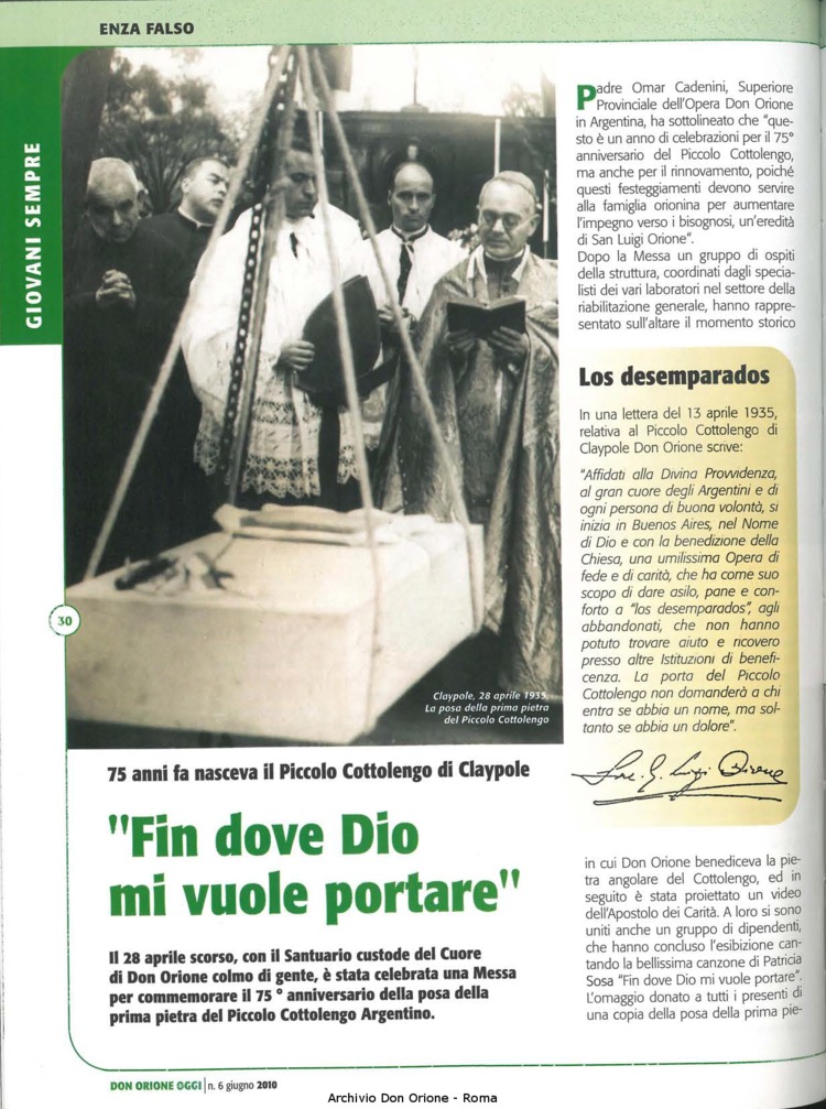 Don Orione oggi, 2010, 06, pagina 30