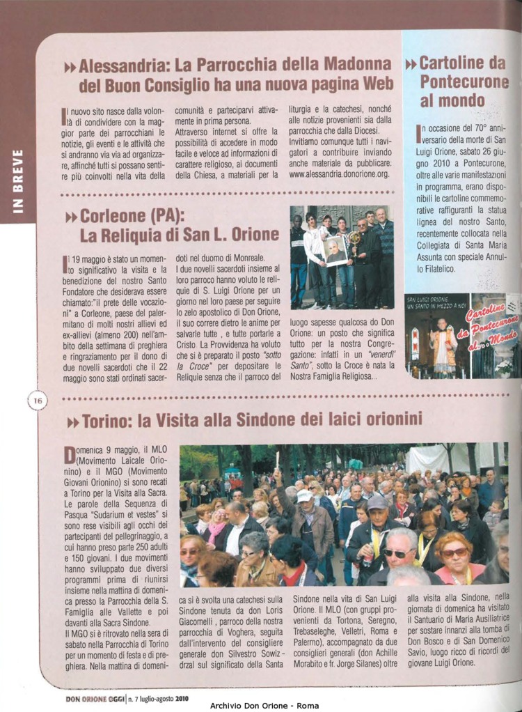 Don Orione oggi, 2010, 07, pagina 16