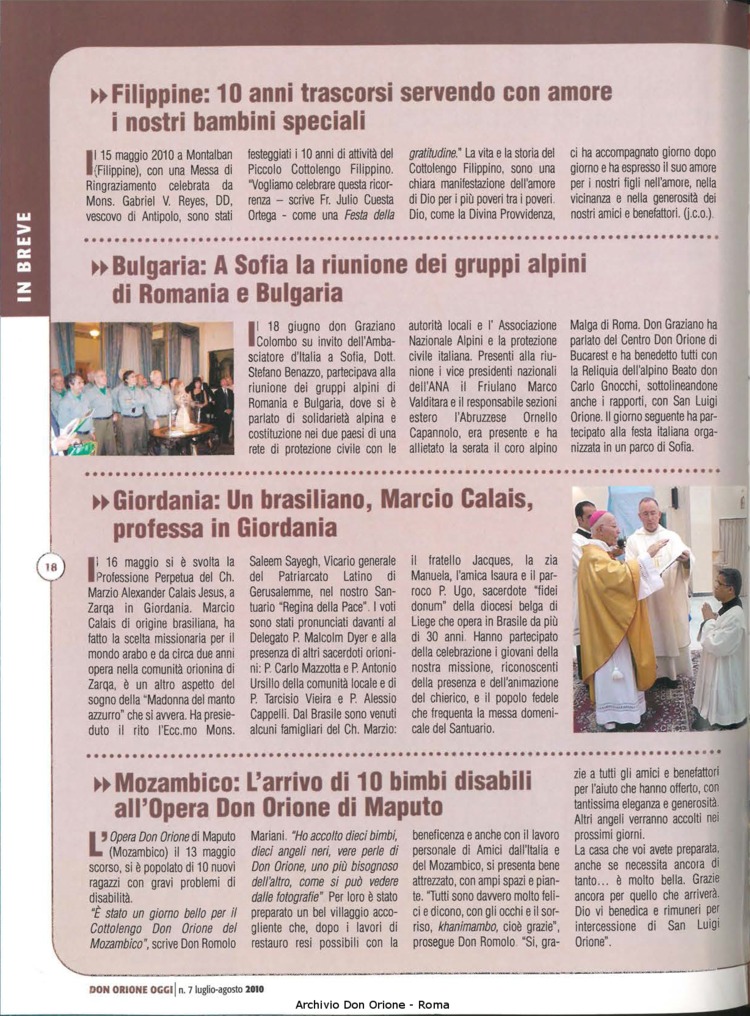 Don Orione oggi, 2010, 07, pagina 18