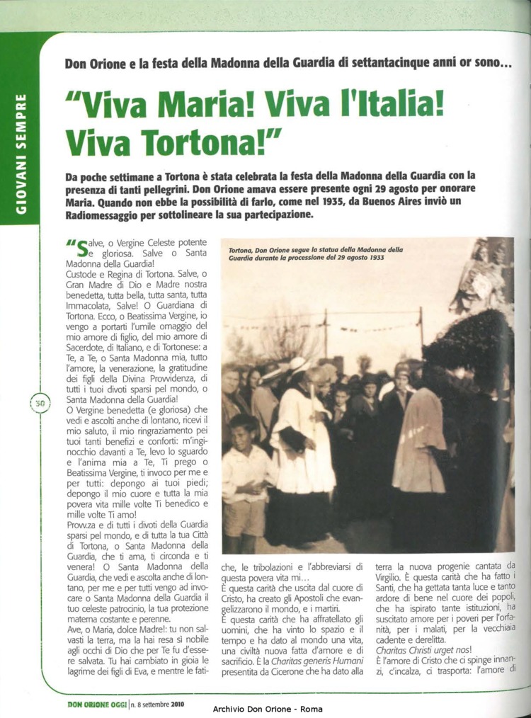 Don Orione oggi, 2010, 08, pagina 30