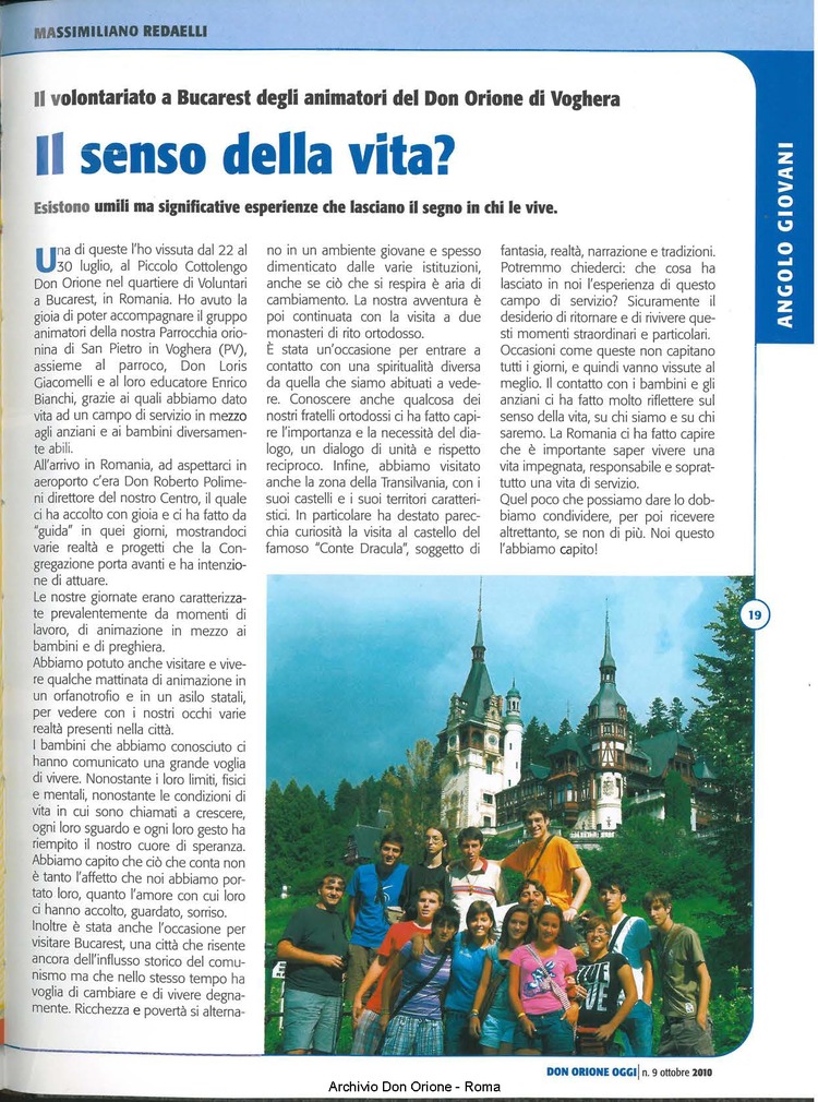 Don Orione oggi, 2010, 09, pagina 19