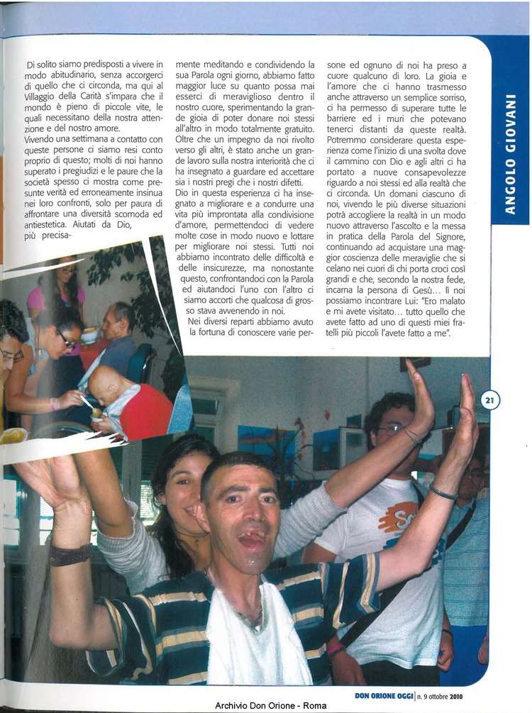 Don Orione oggi, 2010, 09, pagina 21