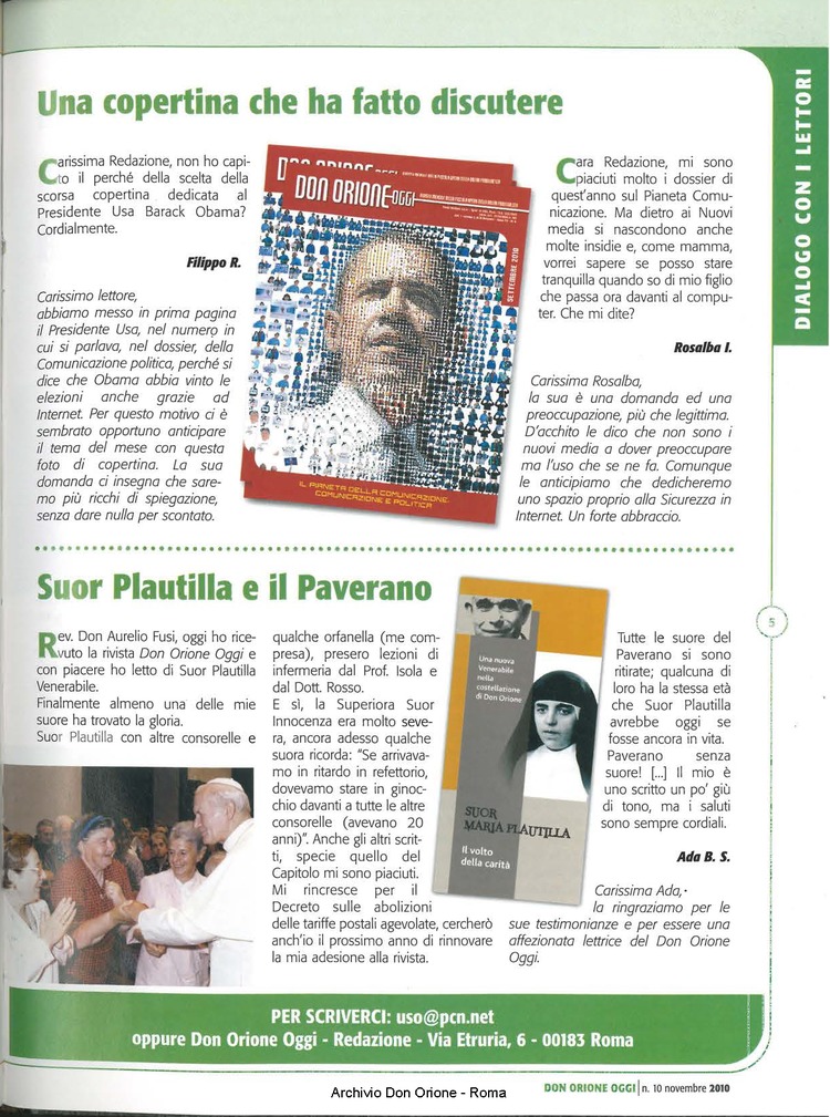 Don Orione oggi, 2010, 10, pagina 5