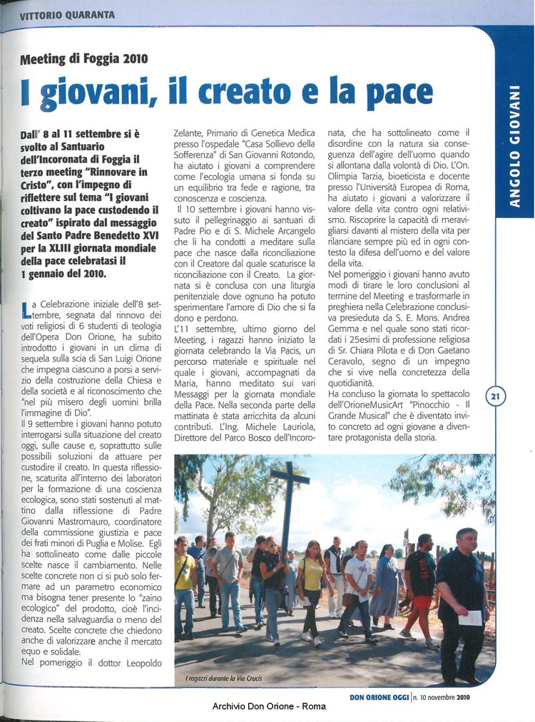 Don Orione oggi, 2010, 10, pagina 21