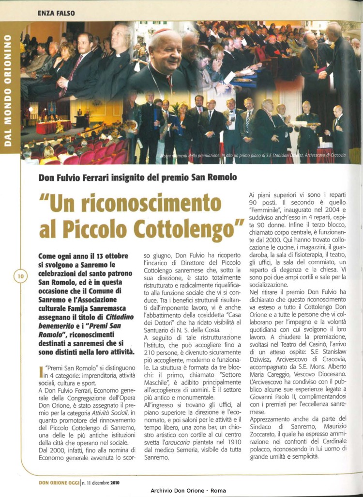 Don Orione oggi, 2010, 11, pagina 10