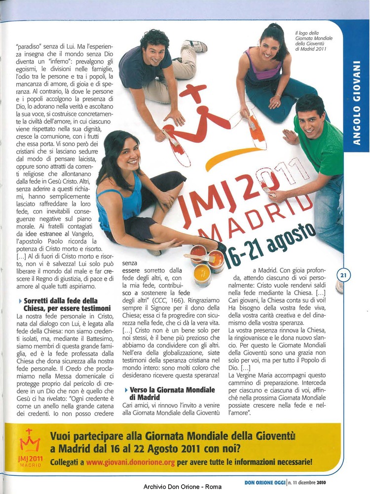 Don Orione oggi, 2010, 11, pagina 21