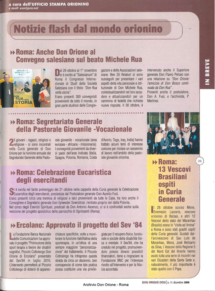 Don Orione oggi, 2010, 11, pagina 25