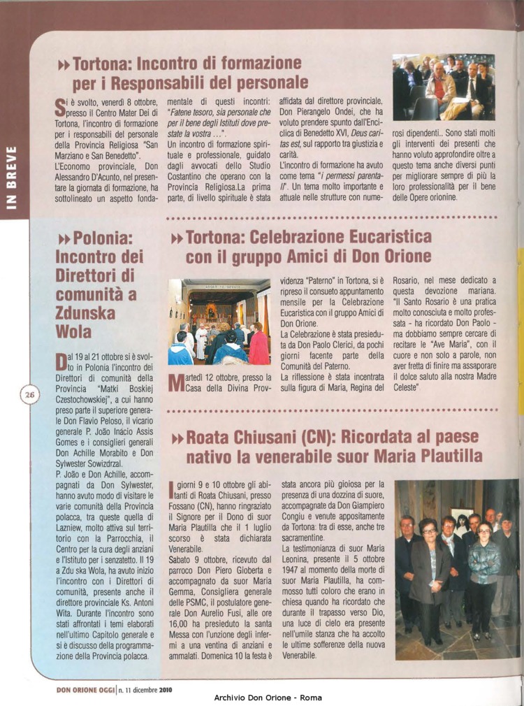Don Orione oggi, 2010, 11, pagina 26