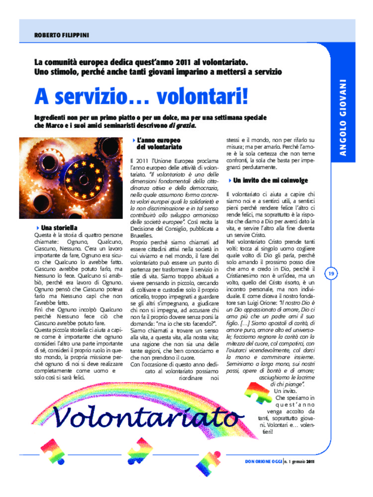 Don Orione oggi, 2011, 01, pagina 19