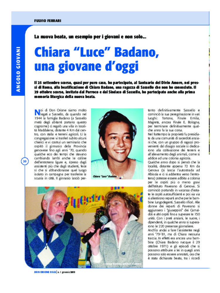 Don Orione oggi, 2011, 01, pagina 20