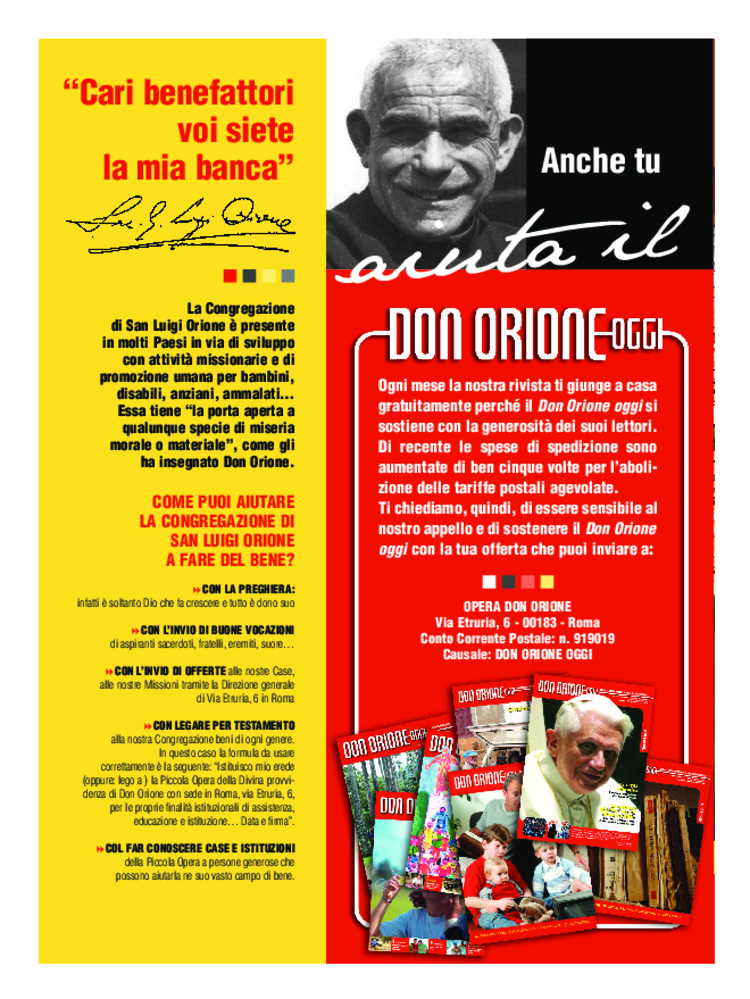 Don Orione oggi, 2011, 01, pagina 32