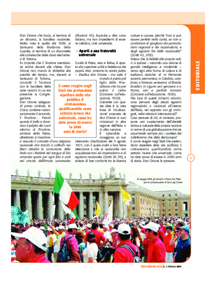Don Orione oggi, 2011, 02, pagina 5