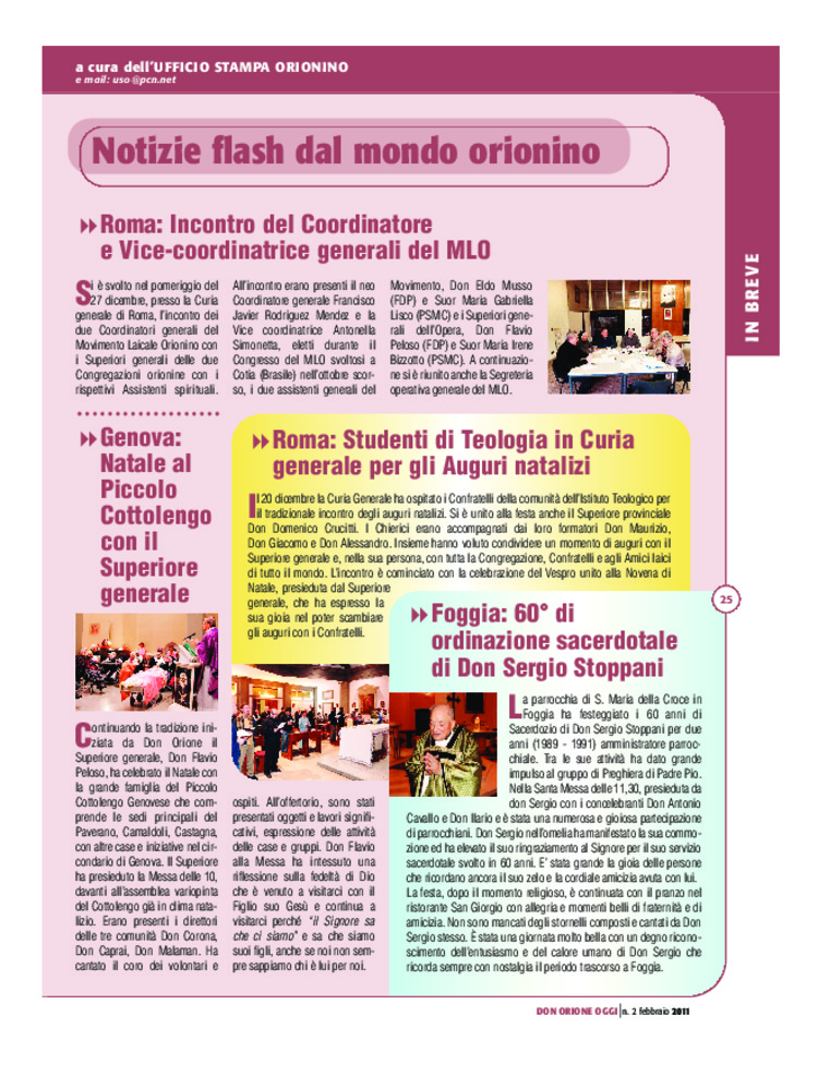 Don Orione oggi, 2011, 02, pagina 25