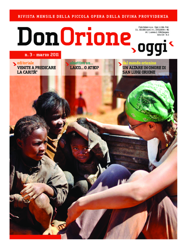 Don Orione oggi, 2011, 03, pagina 1