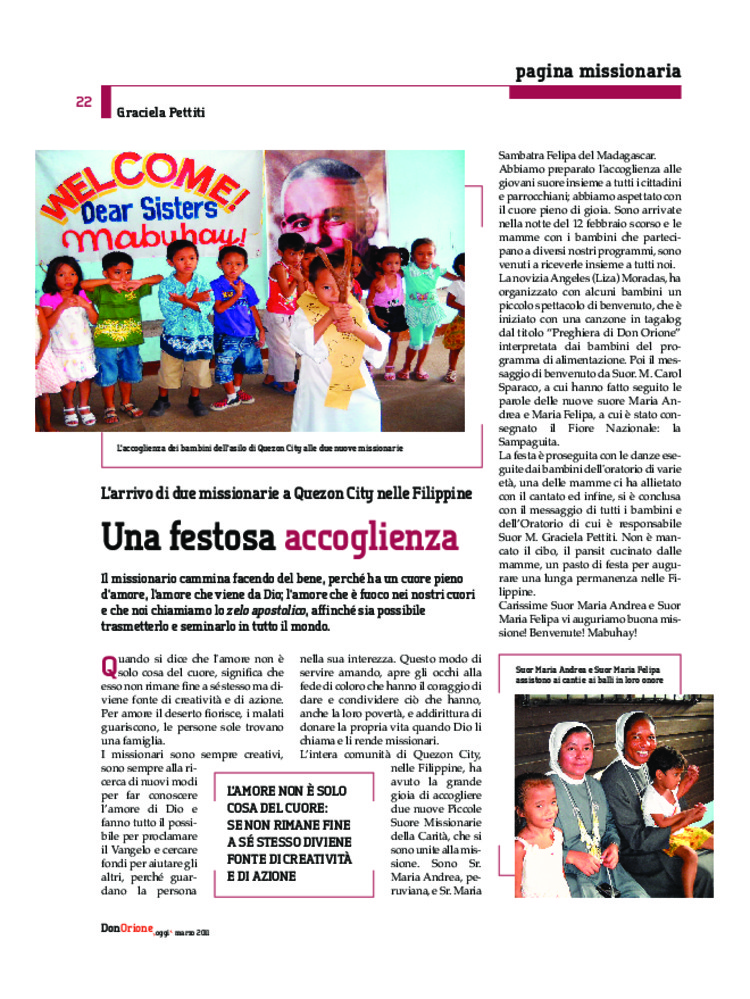 Don Orione oggi, 2011, 04, pagina 22