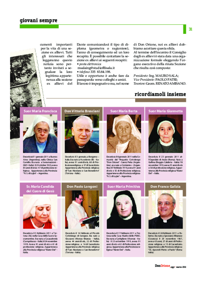 Don Orione oggi, 2011, 04, pagina 31