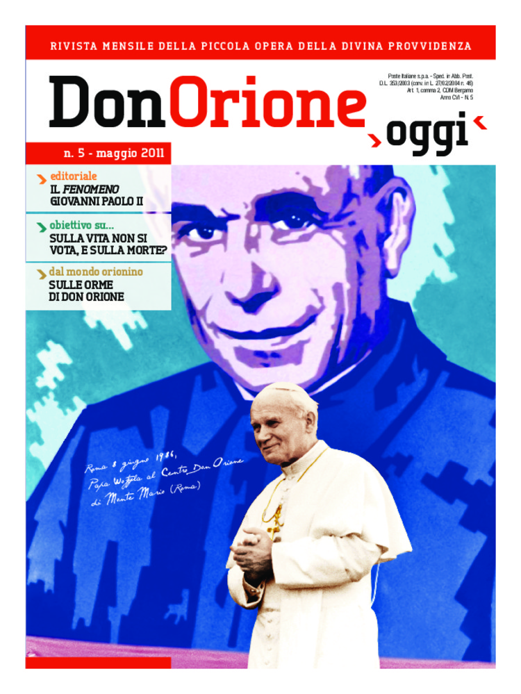 Don Orione oggi, 2011, 05, pagina 1