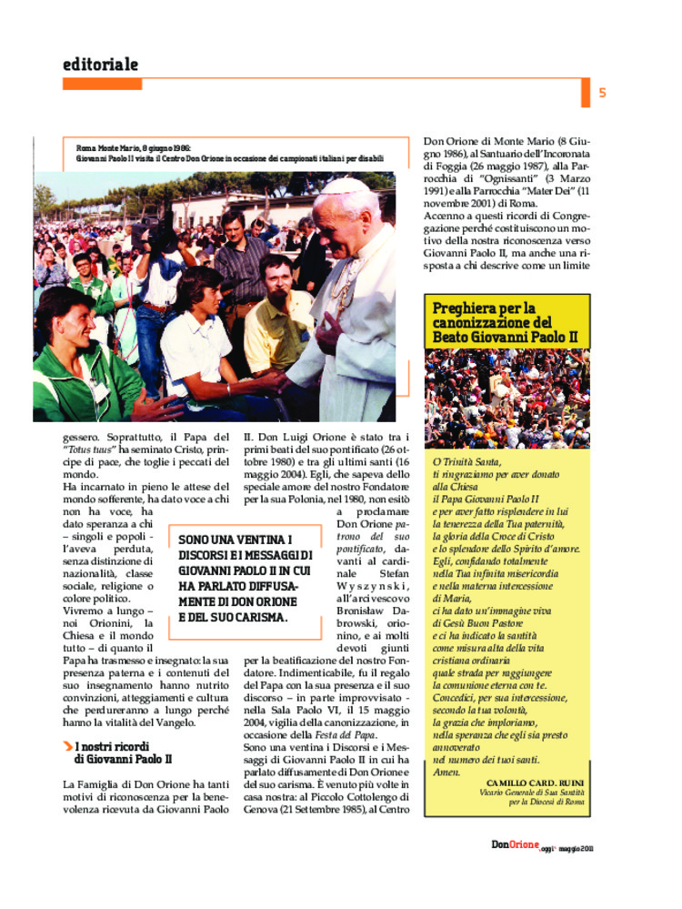 Don Orione oggi, 2011, 05, pagina 5