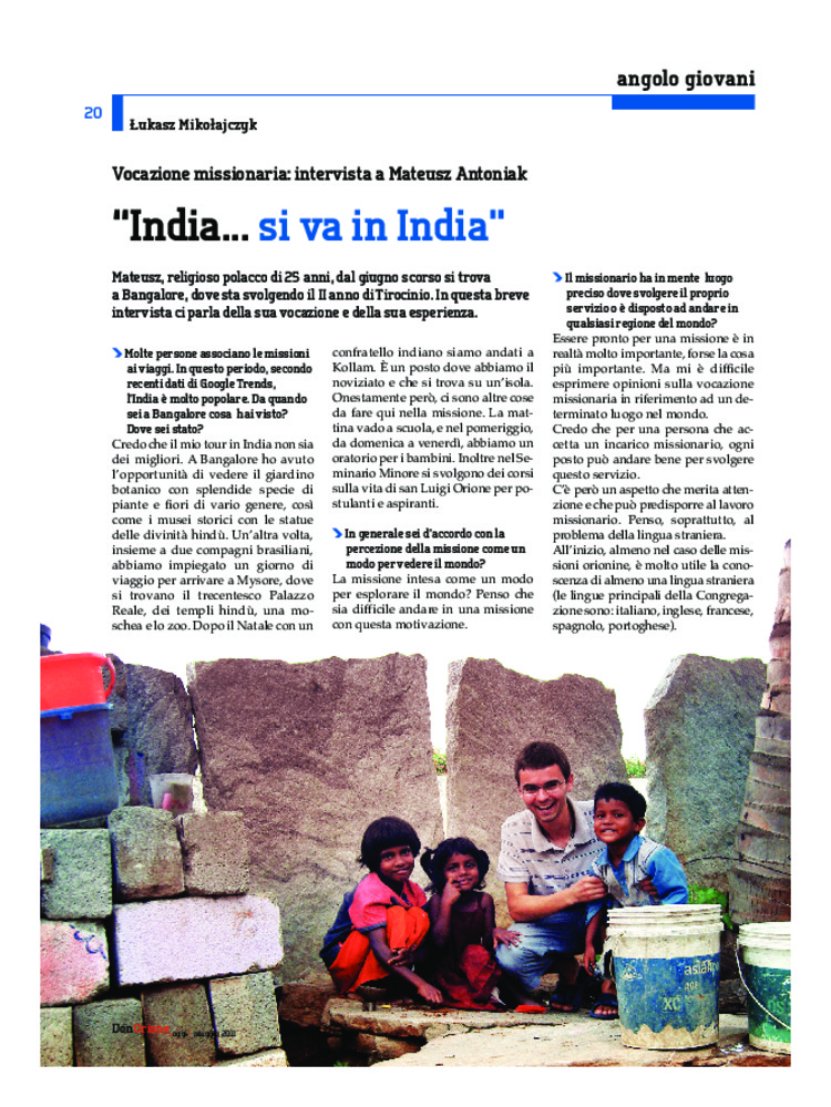 Don Orione oggi, 2011, 05, pagina 20