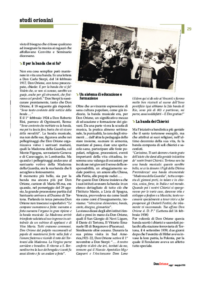 Don Orione oggi, 2011, 05, pagina 29