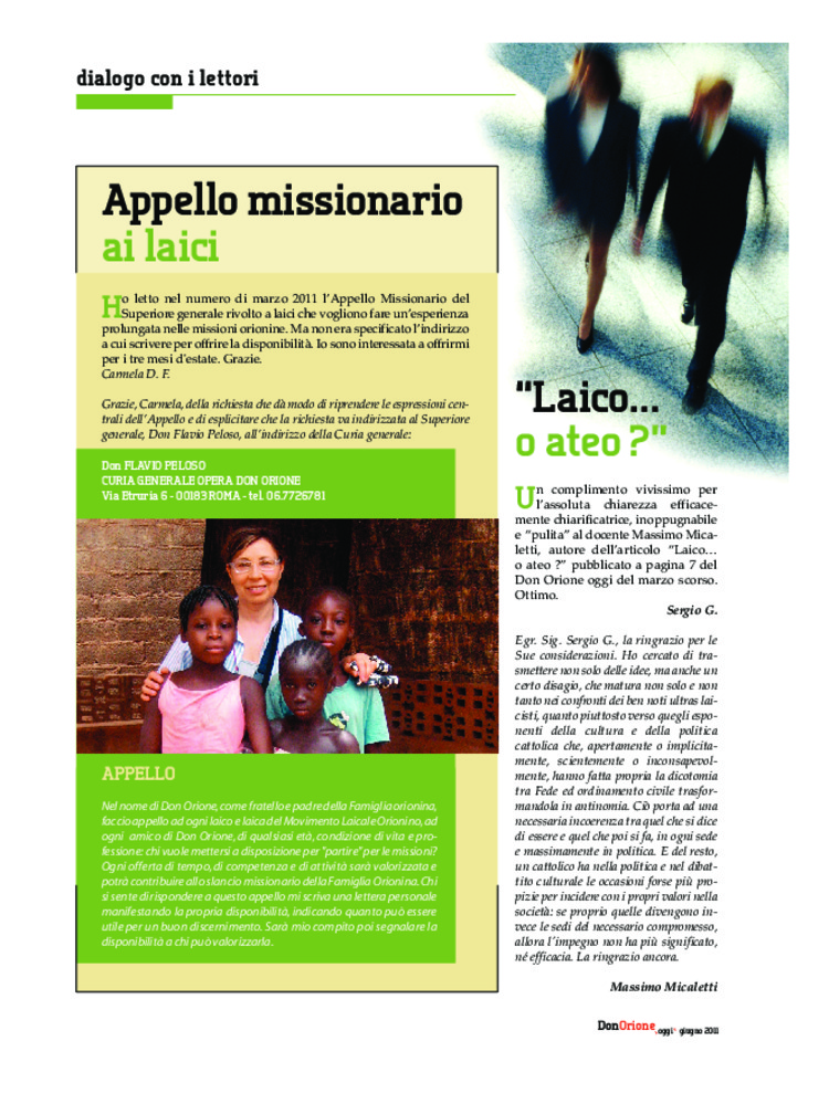 Don Orione oggi, 2011, 06, pagina 5