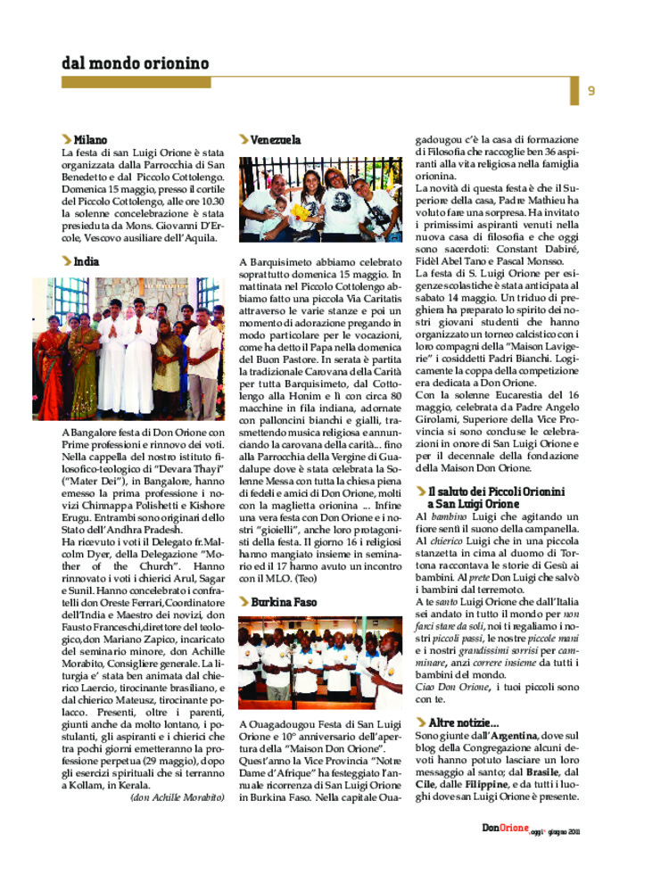 Don Orione oggi, 2011, 06, pagina 9