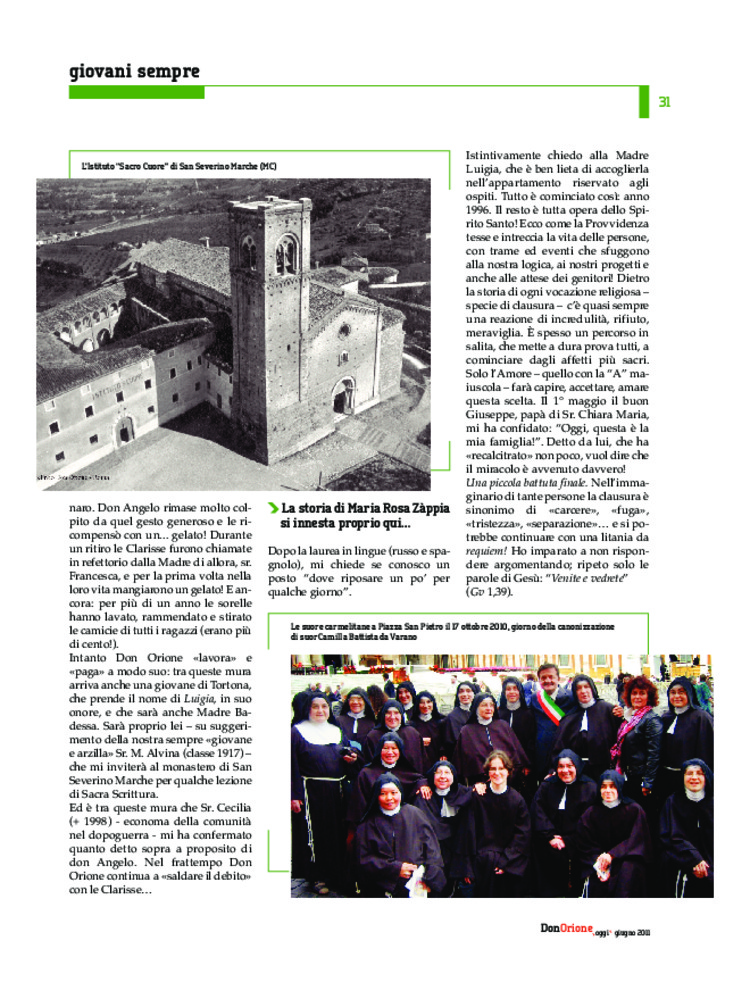 Don Orione oggi, 2011, 06, pagina 31