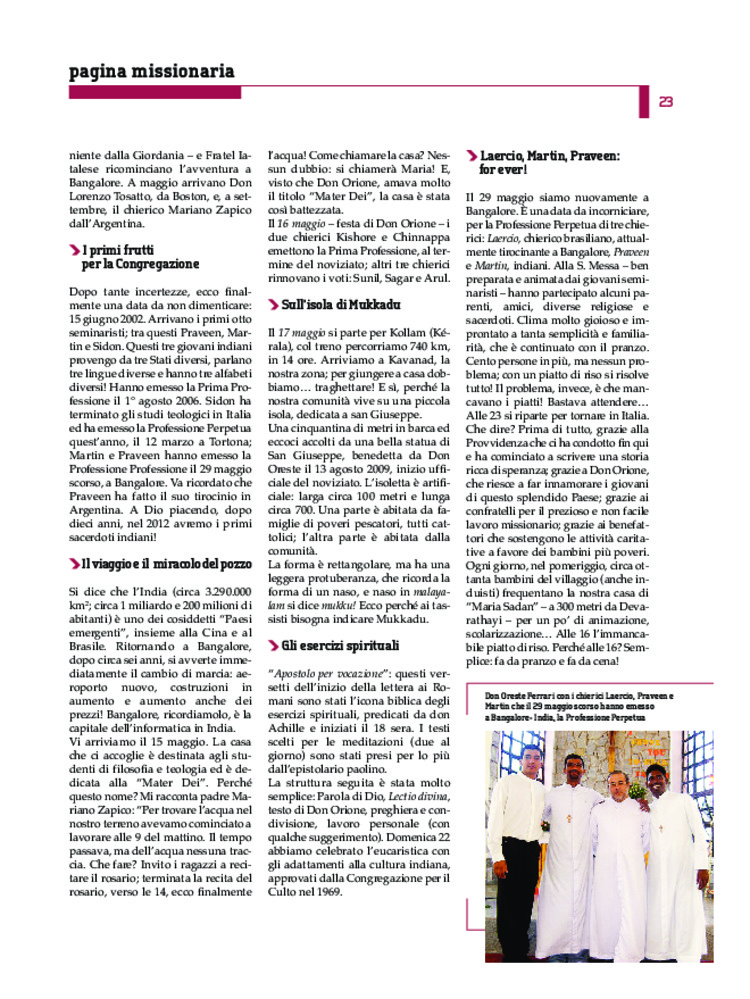 Don Orione oggi, 2011, 07, pagina 23