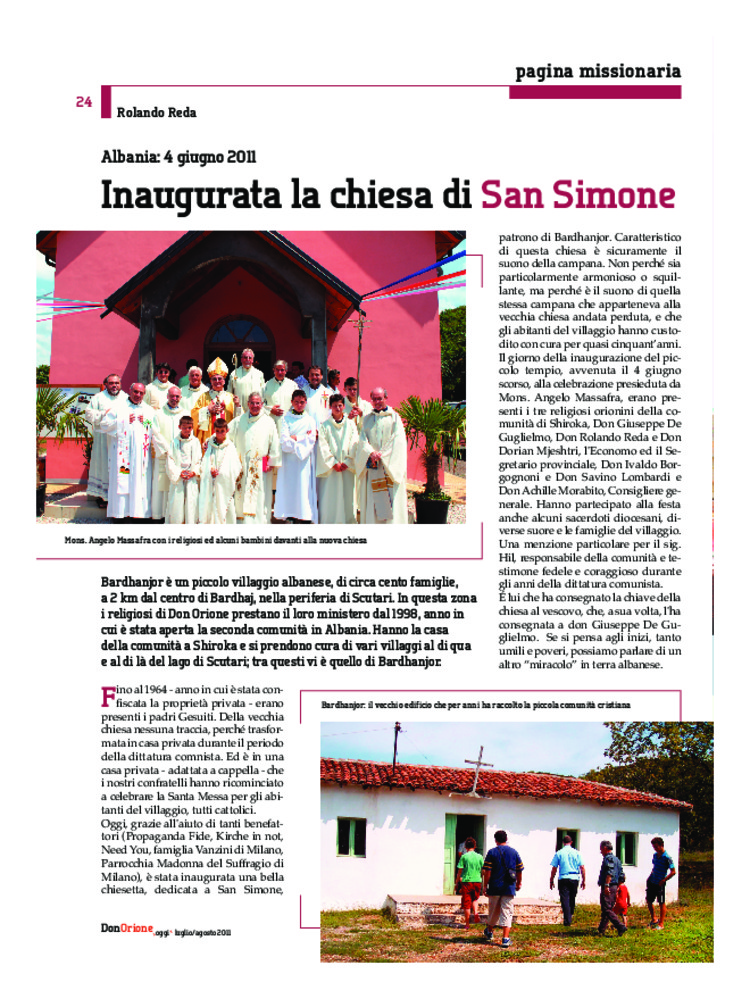 Don Orione oggi, 2011, 07, pagina 24