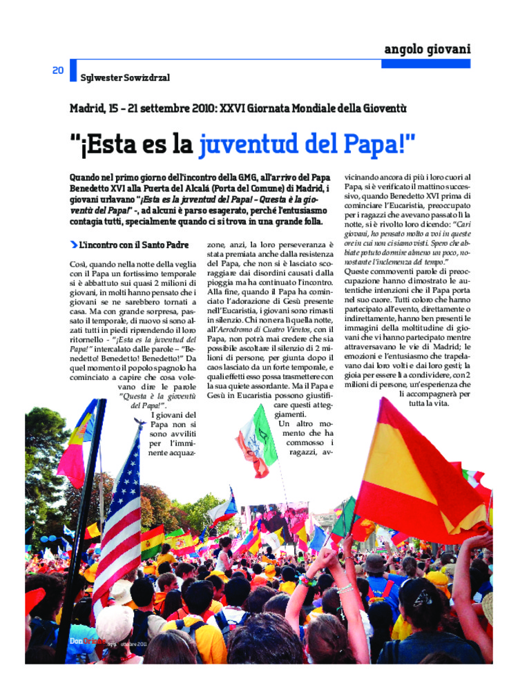 Don Orione oggi, 2011, 08, pagina 20