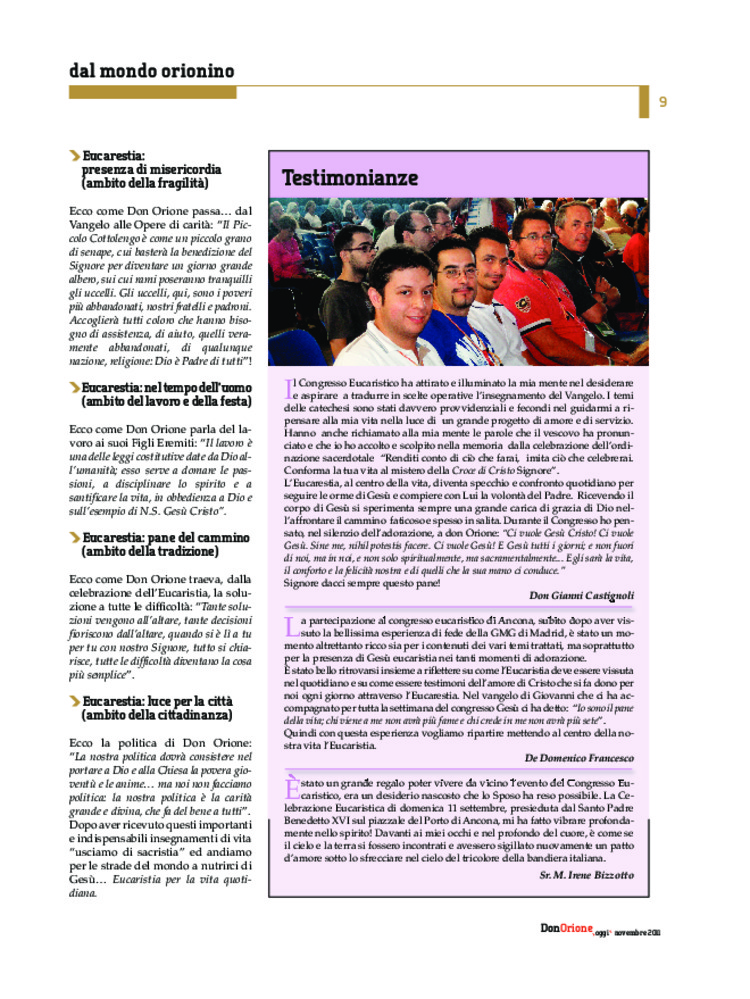 Don Orione oggi, 2011, 09, pagina 9